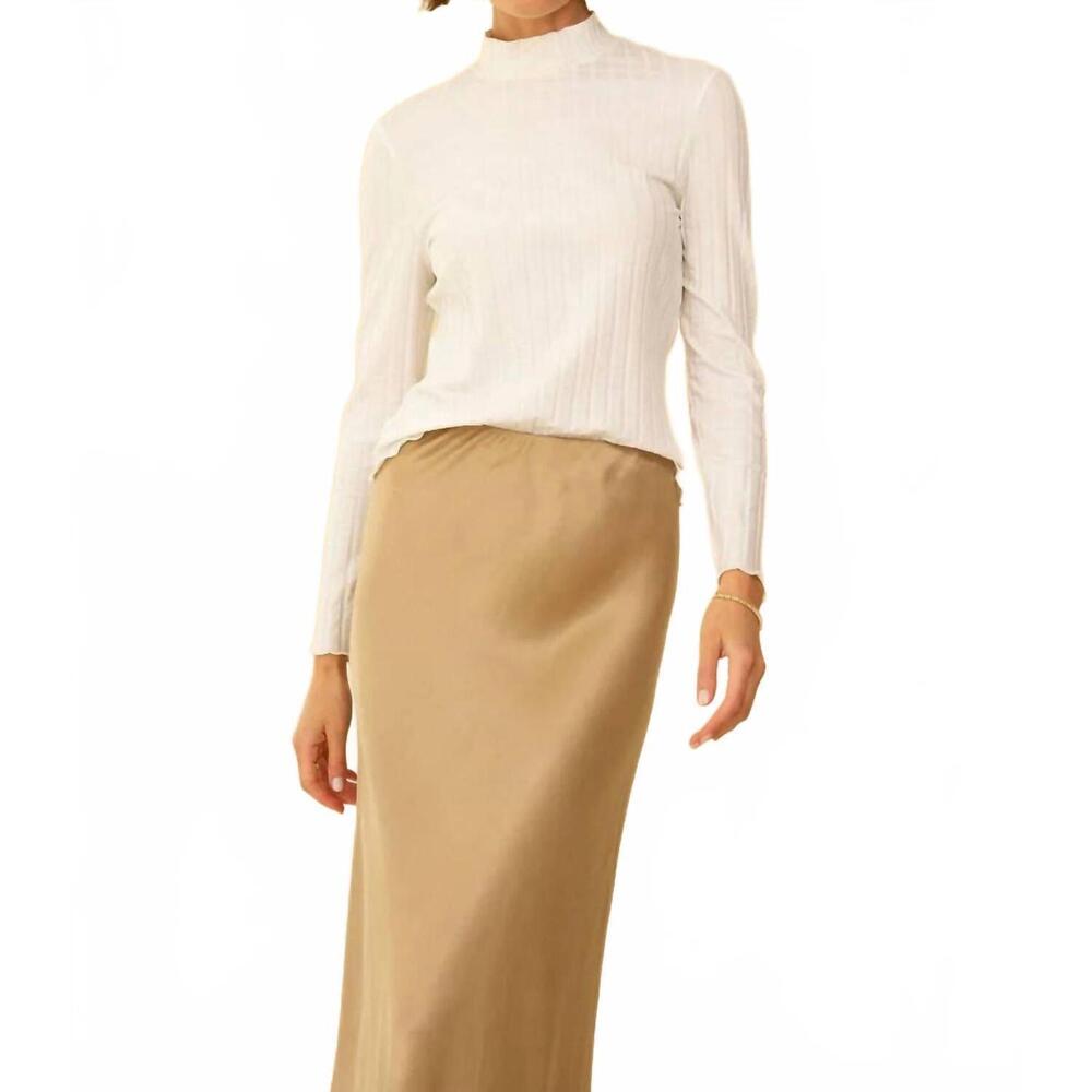 NEW WHIMSY + ROW gigi top in cream